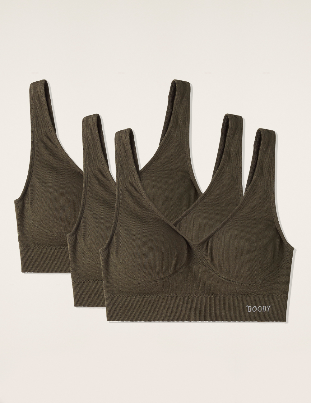 3-Pack Sömlös Bambu-BH - Outlet