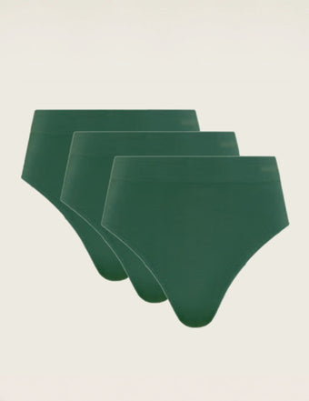 3-Pack Full Briefs - Emerald Green