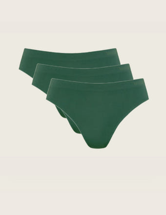 3-Pack Classic Bikini - Emerald Green
