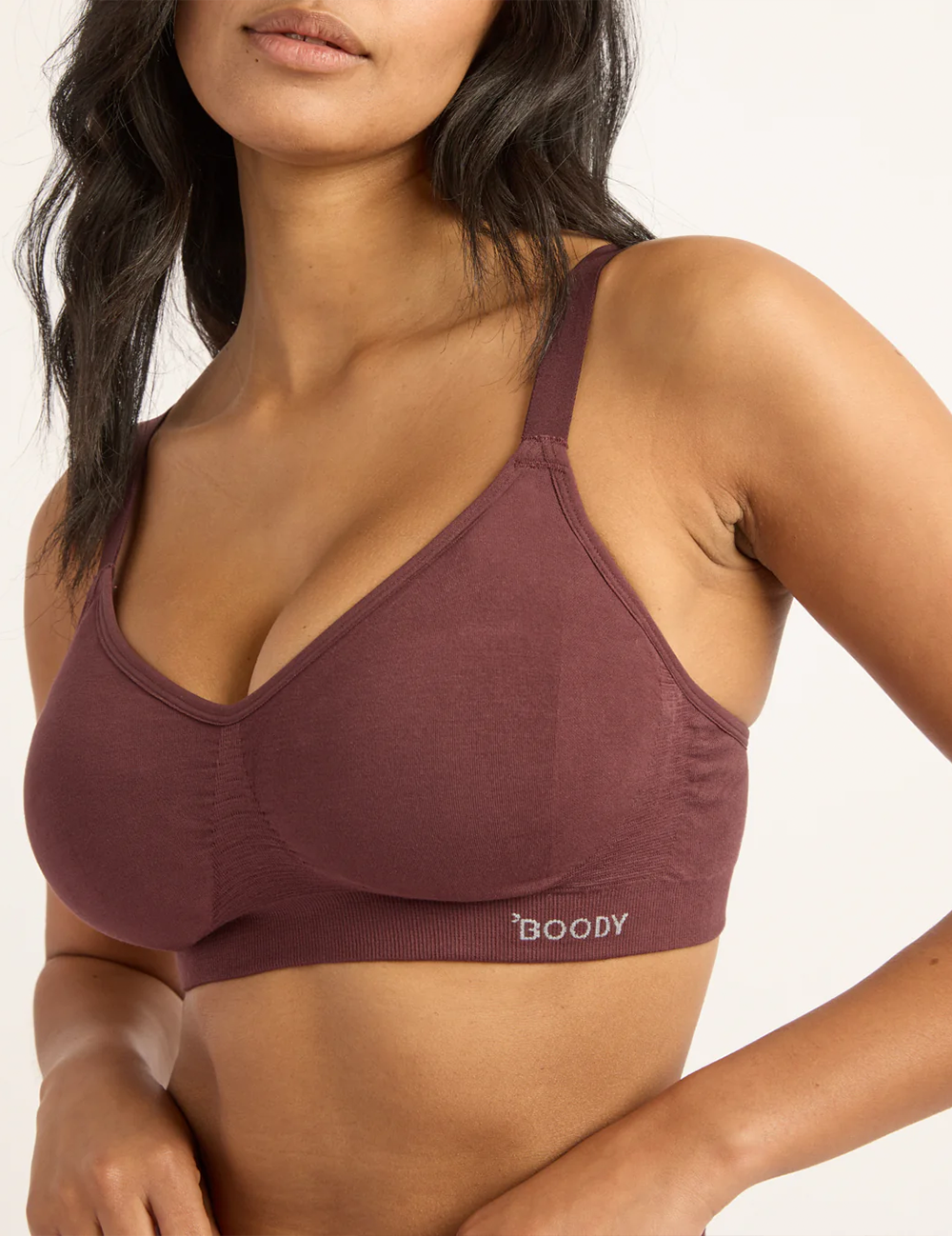 Wireless Full Bust T-Shirt Bra - Mulberry