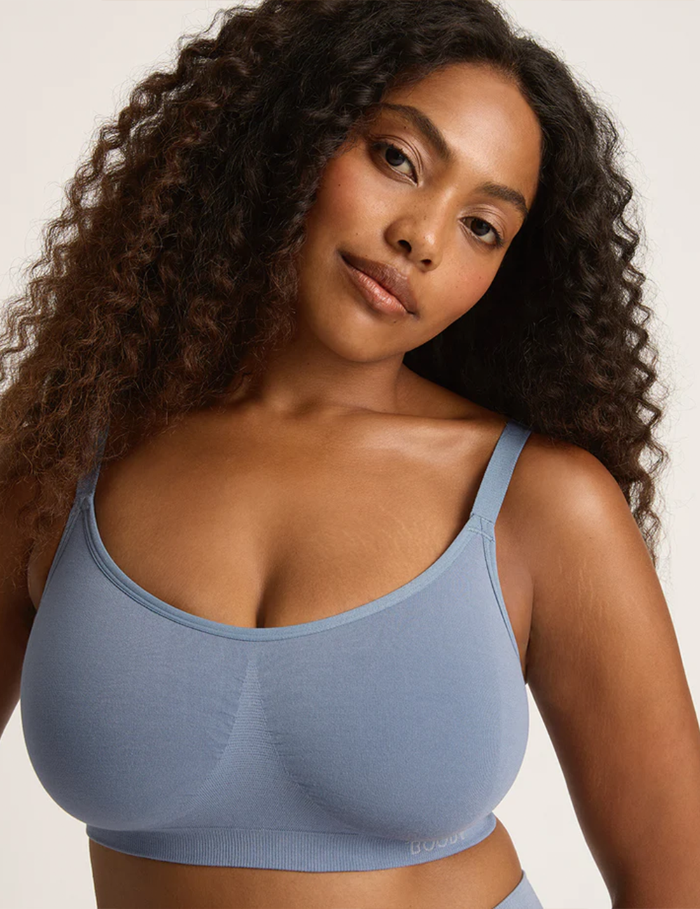 3-Pack Full Bust Wireless Bra - Dusty Blue