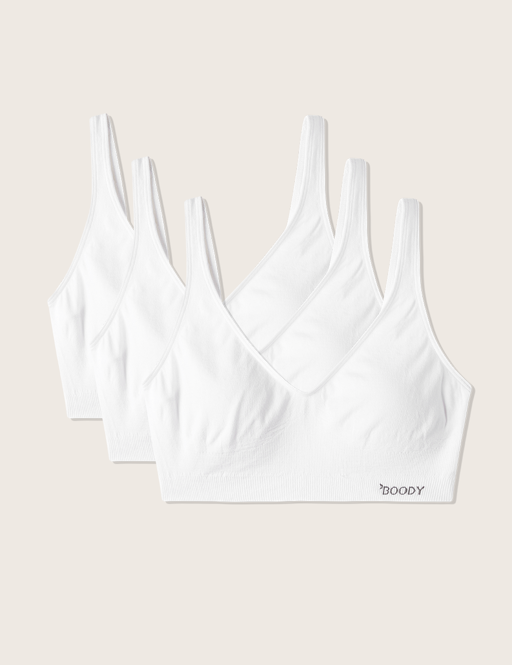 3-Pack Shaper Crop Bra