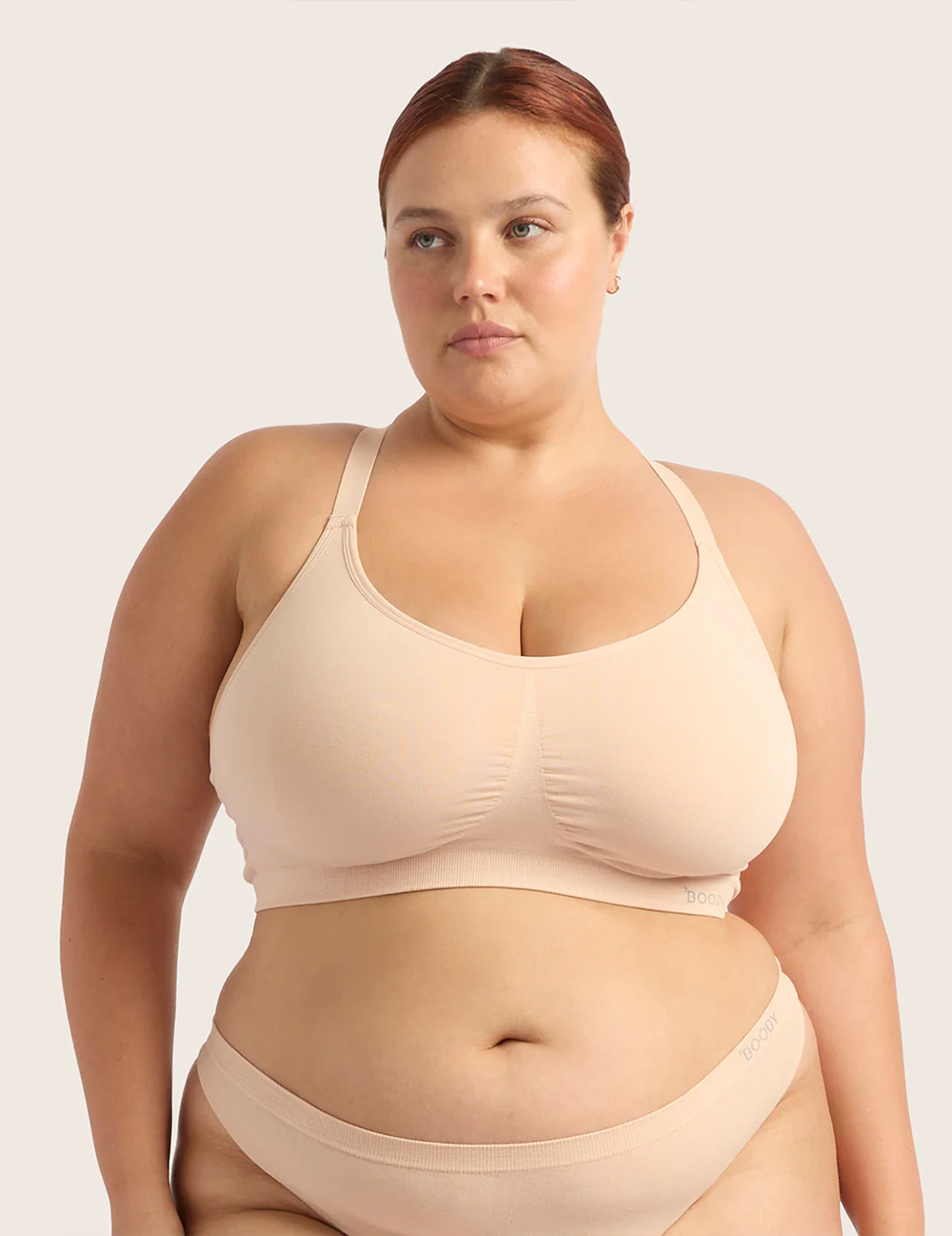 Bambu-BH utan Bygel med Racerback