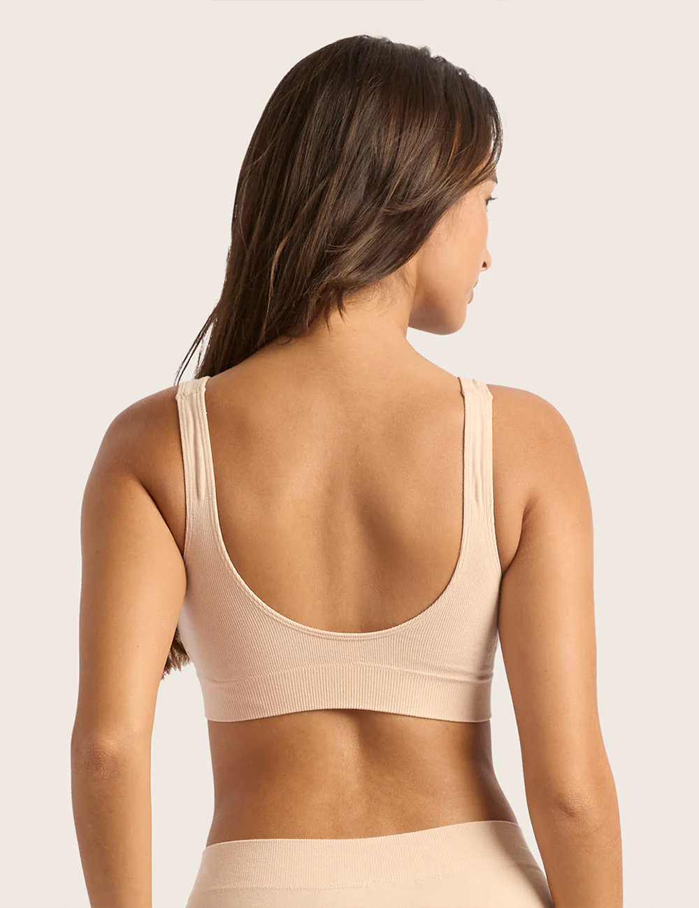 Sömlös Bambu-BH med Inlägg