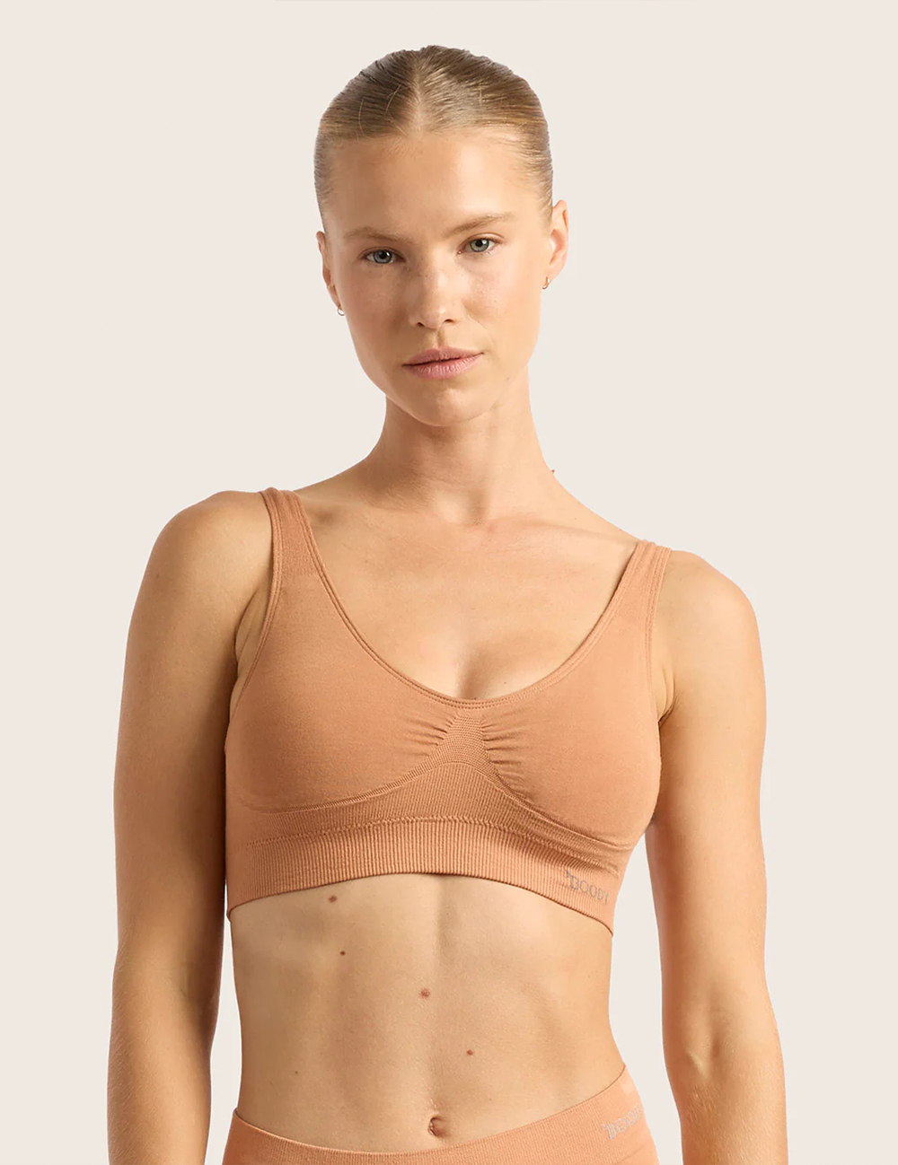 3-Pack Sömlös Bambu-BH med Inlägg - Outlet