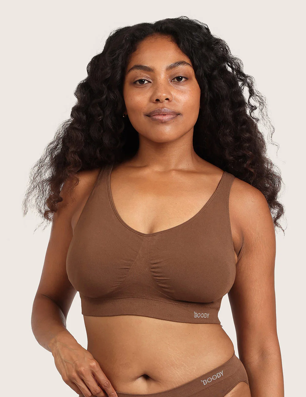 3-Pack Sömlös Bambu-BH med Inlägg