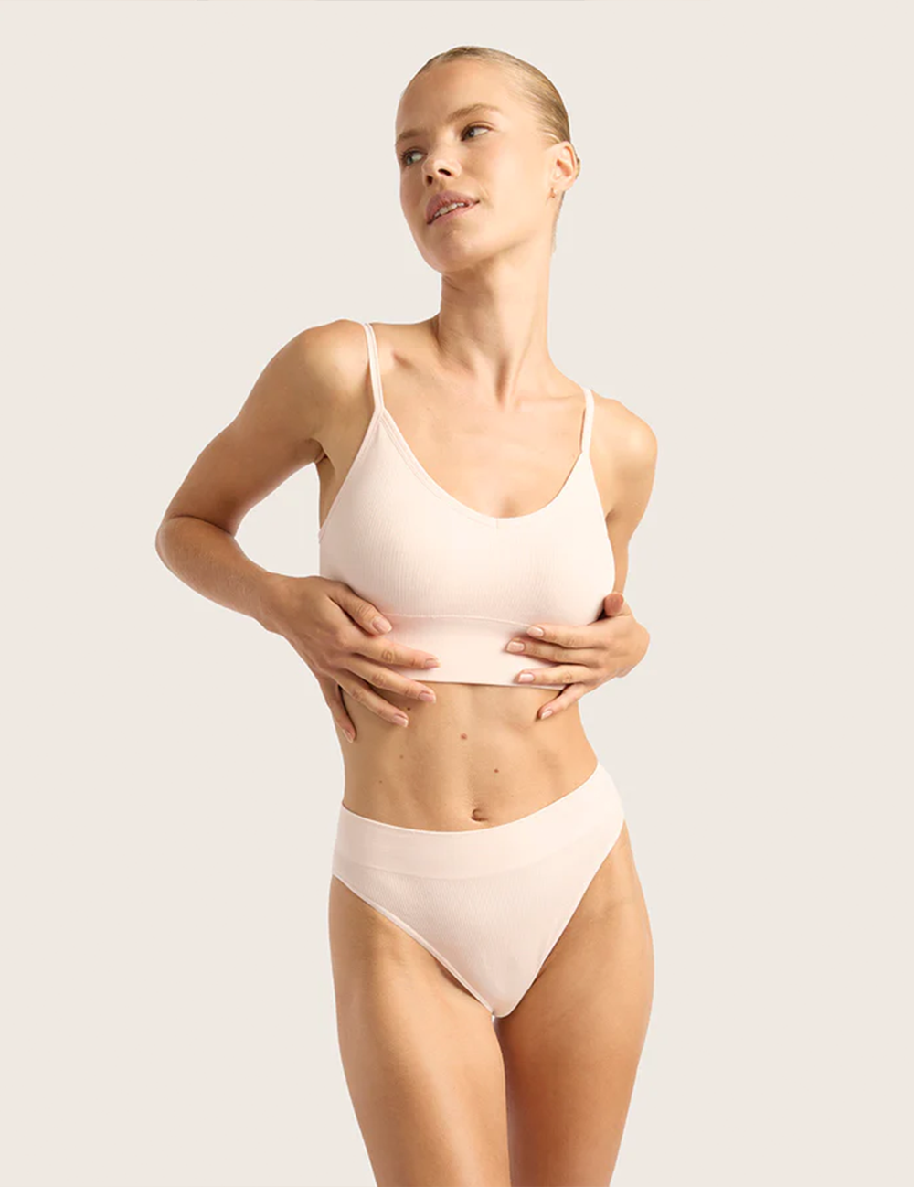 LYOLYTE® Ribbad BH med Låg Rygg