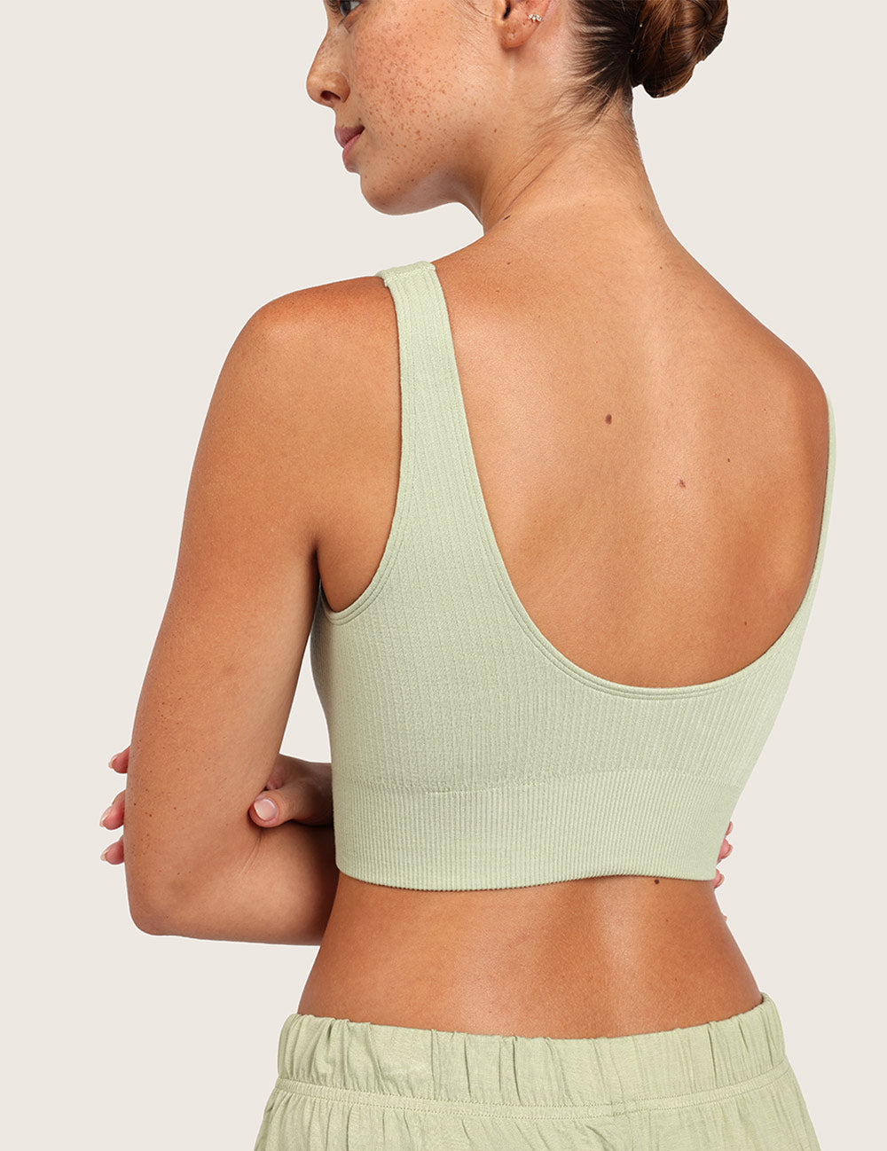 Ribbad Sömlös Bambu-BH