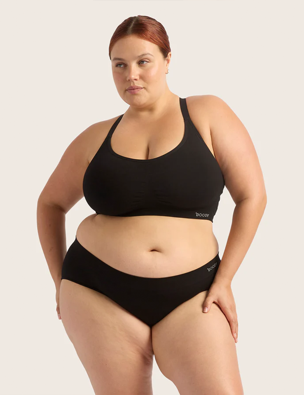 Bambu-BH utan Bygel med Racerback