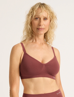 Wireless Full Bust T-Shirt Bra - Rosewood