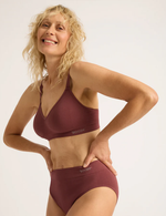Wireless Full Bust T-Shirt Bra - Rosewood