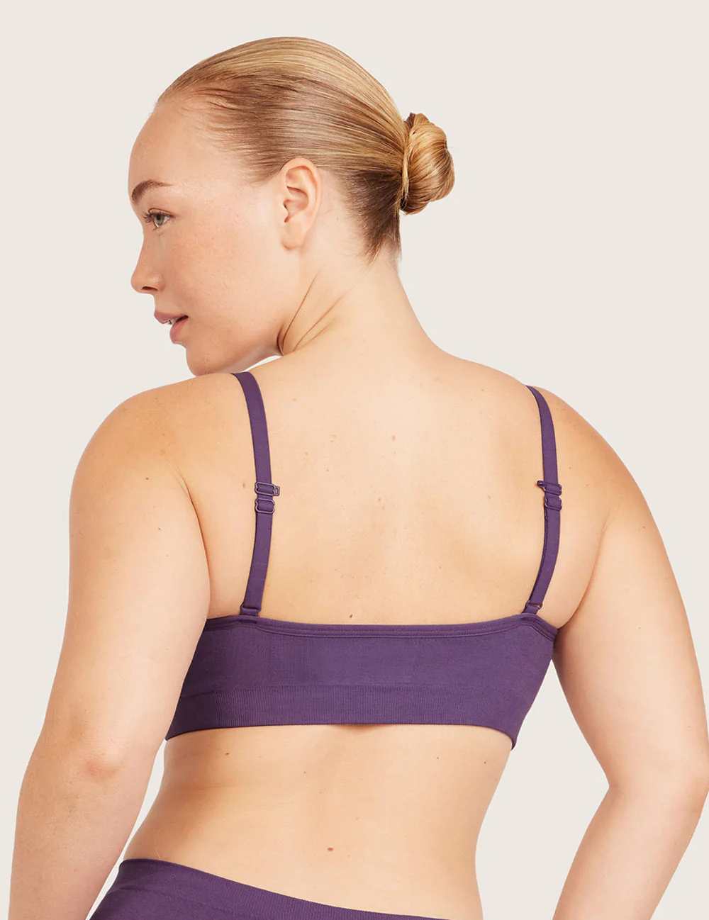 T-shirt-BH utan Bygel (B-DD) - Amethyst