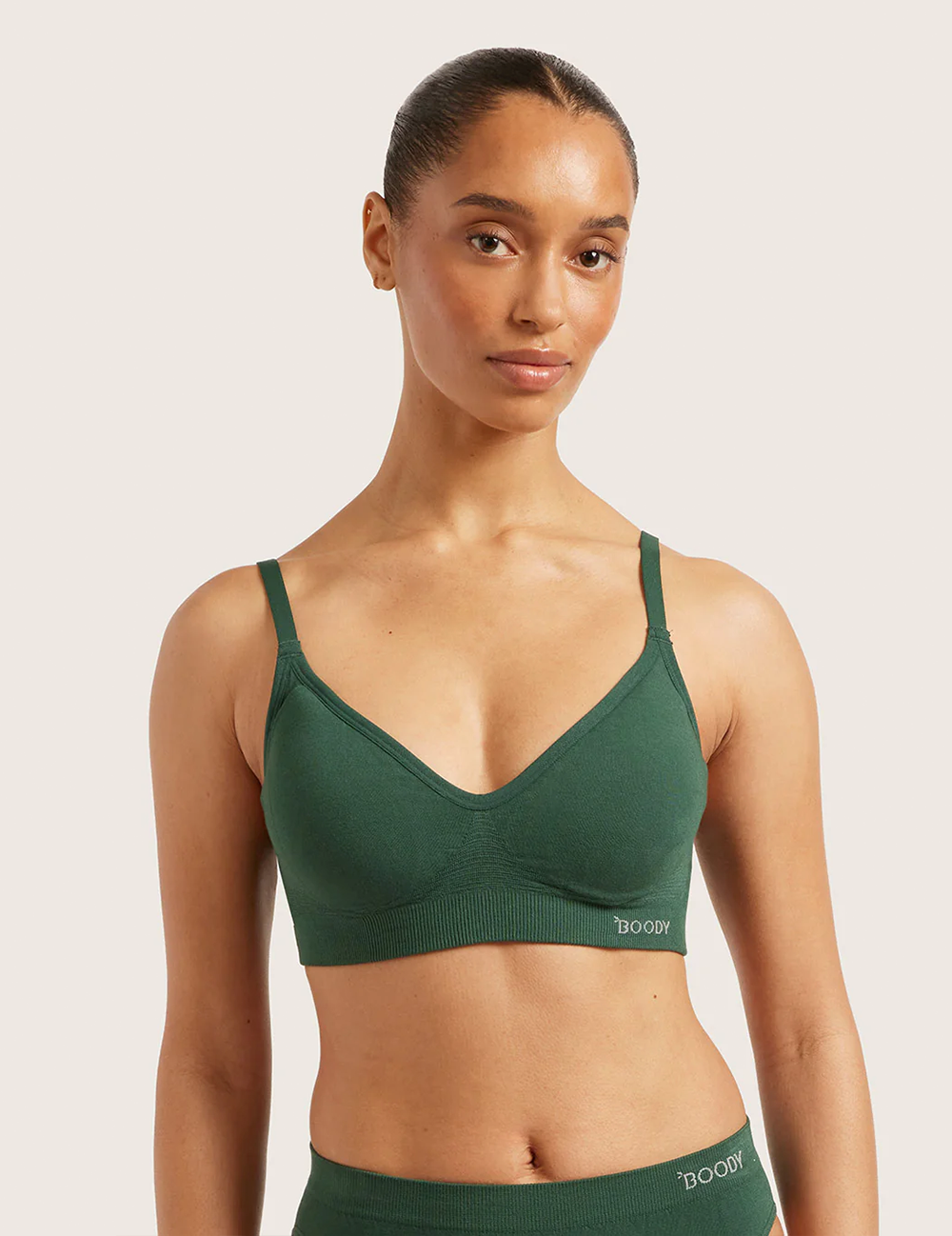 3-Pack T-Shirt Bra Wireless - Emerald Green