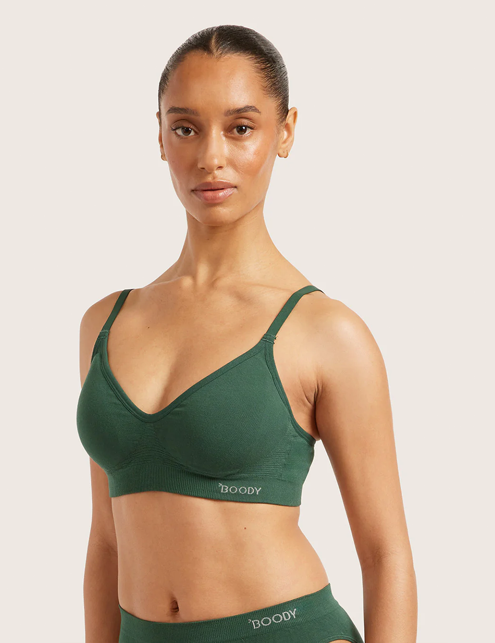 3-Pack T-Shirt Bra Wireless - Emerald Green