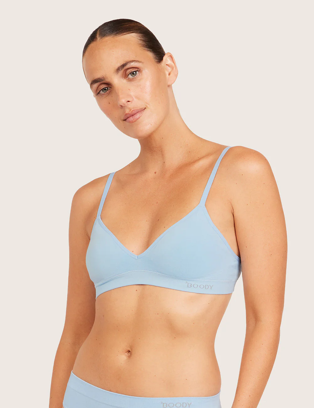 T-shirt-BH utan Bygel (AA-B) - Sky Blue