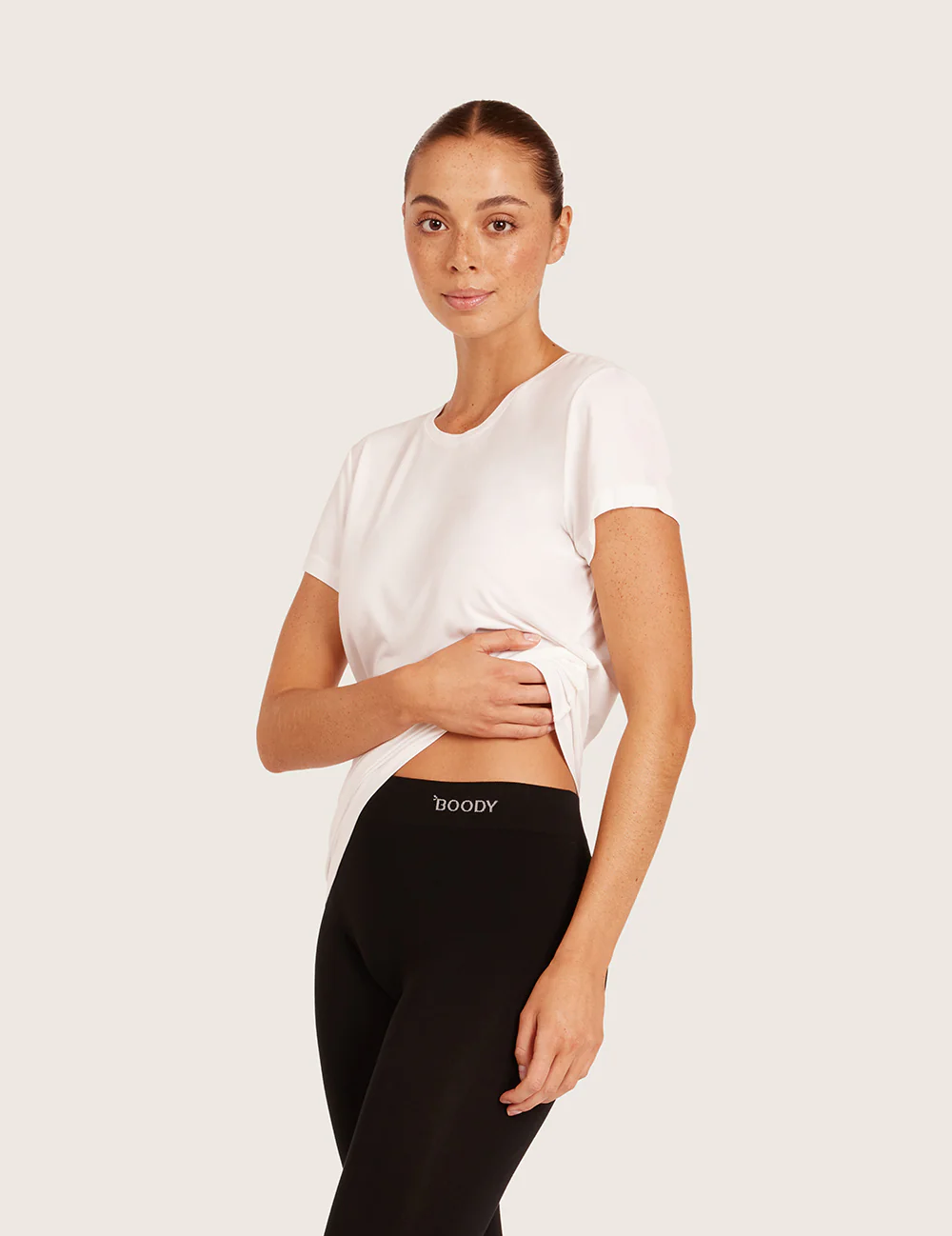 Bas T-shirt med Rund Hals