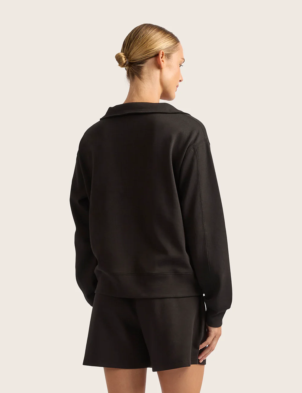 Sweatshirt med Halv Dragkedja