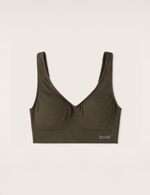Padded Shaper Crop Bra - Barn