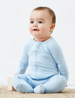 Baby Long Sleeve Onesie Sky - Boody Baby