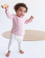 Baby Pull On Pants Chalk - Boody Baby