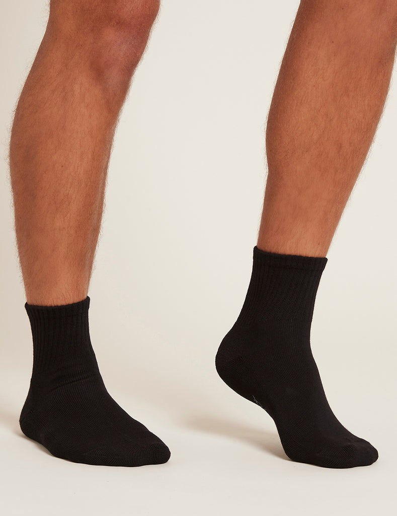 Men's Quarter Crew Sports Sock Bamboo Socks For Men Boody