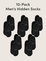 10-Pack Men's Hidden Socks