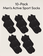 10-Pack Men's Active Sports Socks