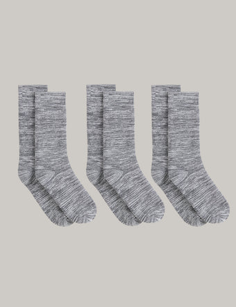 3-Pack Crew Boot Socks