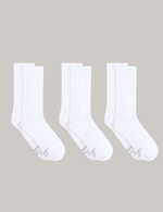 3-Pack Cushioned Crew Socks