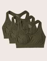 3-Pack Racerback Sports Bra