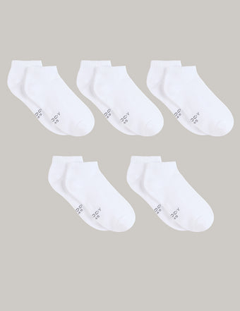 5-Pack Cushioned Ankle Socks
