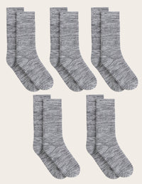 5-Pack Women's Crew Boot Socks