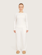 AiraRib™ Långärmad Henley Topp