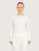 AiraRib™ Långärmad Henley Topp