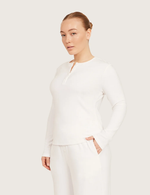 AiraRib™ Långärmad Henley Topp