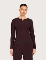 AiraRib™ Långärmad Henley Topp