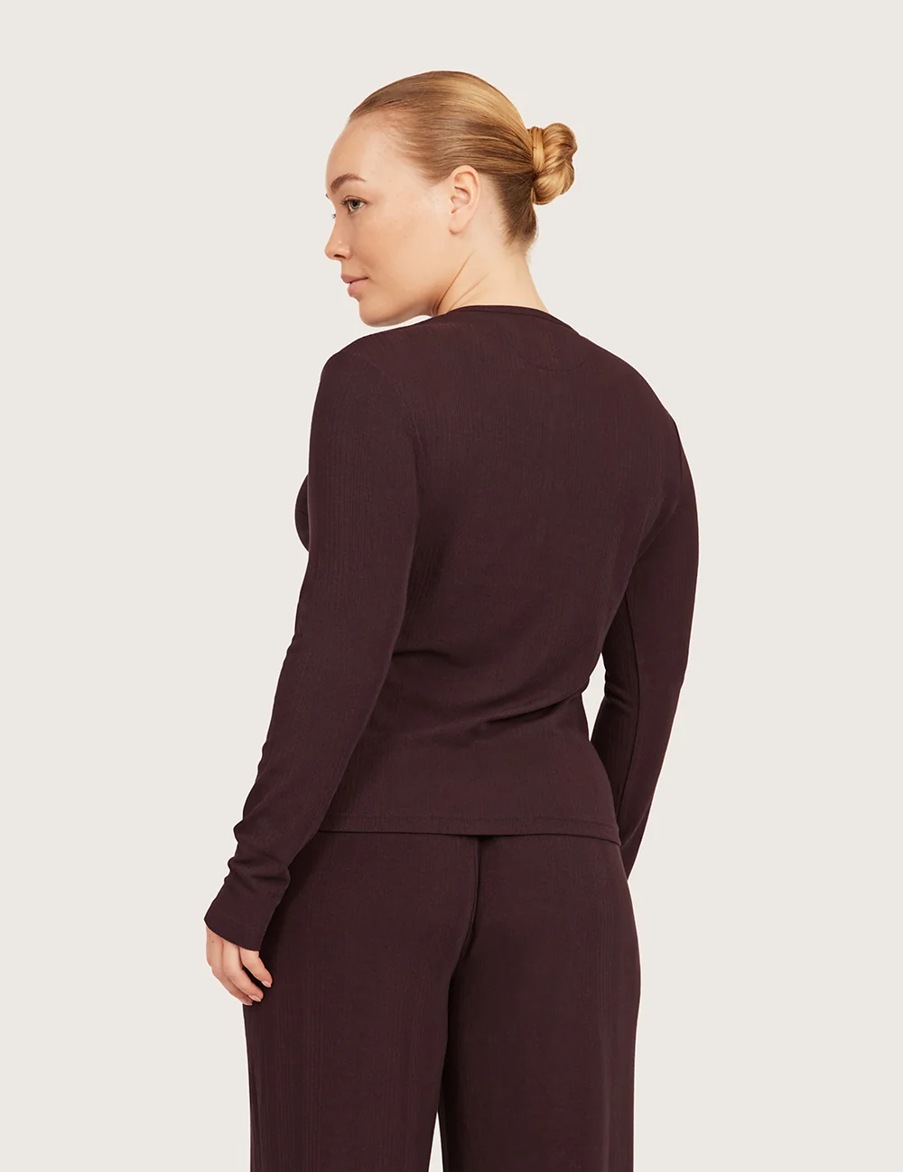 AiraRib™ Långärmad Henley Topp