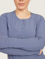 AiraRib™ Långärmad Henley Topp