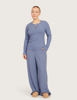 AiraRib™ Långärmad Henley Topp