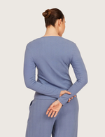 AiraRib™ Långärmad Henley Topp