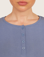 AiraRib™ Långärmad Henley Topp