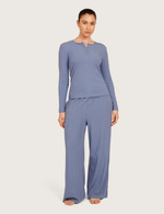 AiraRib™ Långärmad Henley Topp