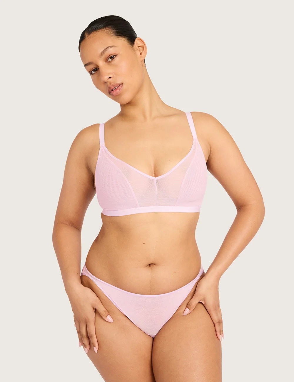 FreeMesh® Bikini Trosa - Pink Sorbet