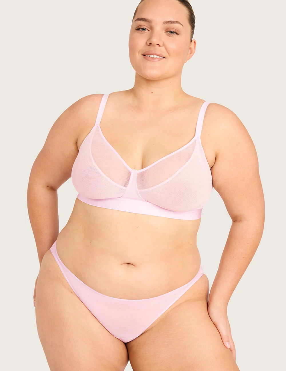 FreeMesh® Bikini Trosa - Pink Sorbet