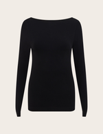 Boatneck Long Sleeve Top
