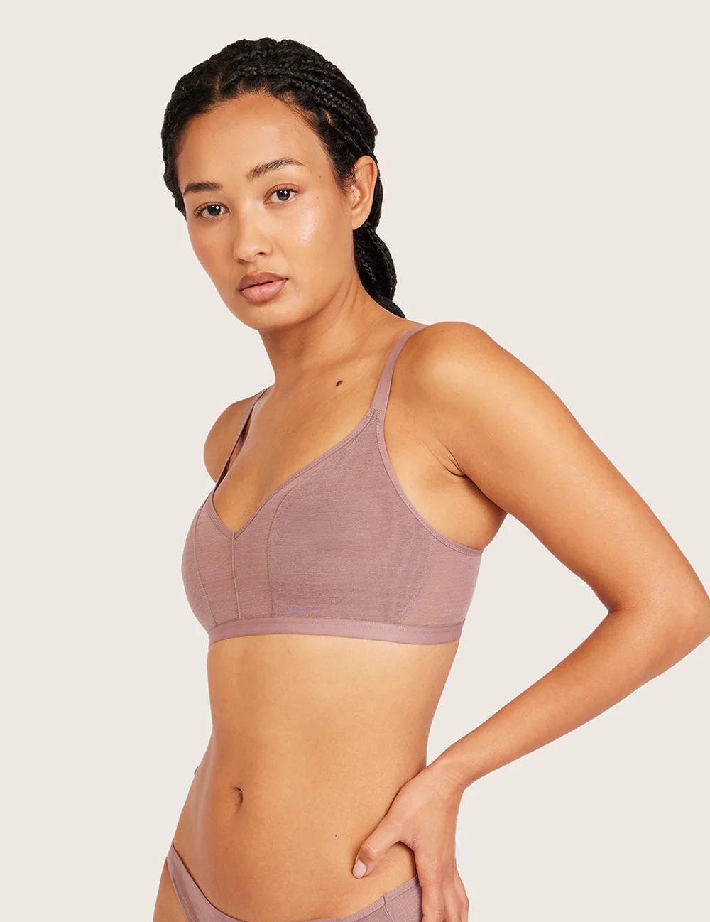FreeMesh® Crop BH - Mauve