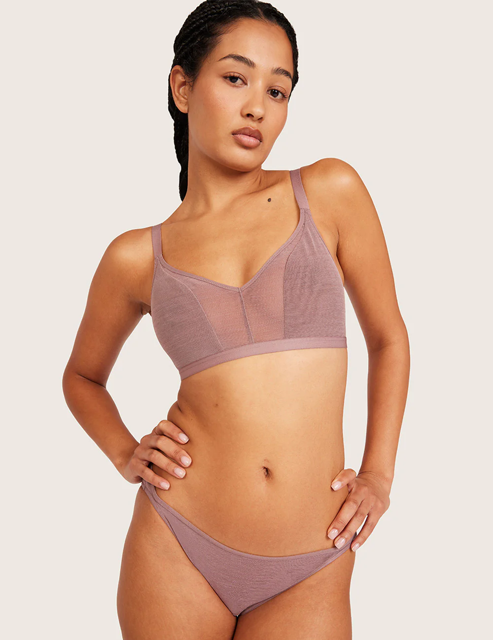 FreeMesh® Crop BH - Mauve