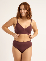 3-Pack Full Briefs - Mulberry