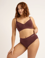 3-Pack Full Briefs - Mulberry