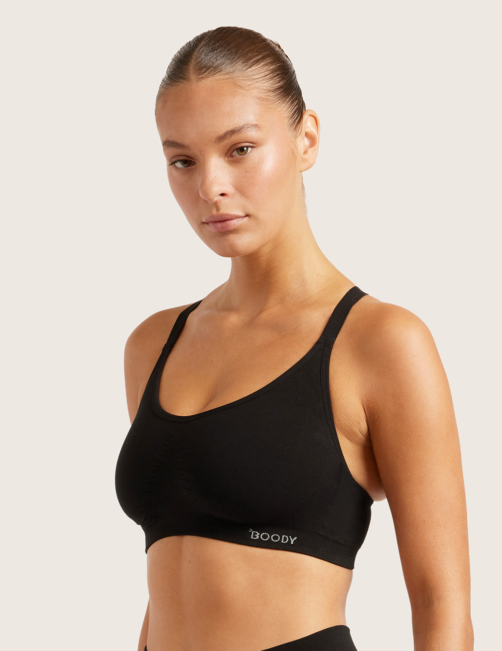 Bambu-BH utan Bygel med Racerback